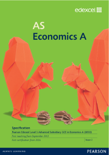 AS level Economics A 2015 specification 